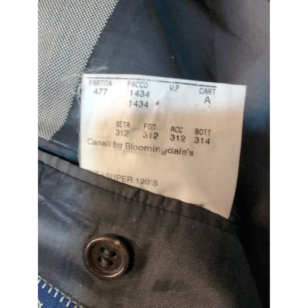 CANALI Men's Blazer 100% Pure Wool Made in Italy‎ Gray Suit Jacket